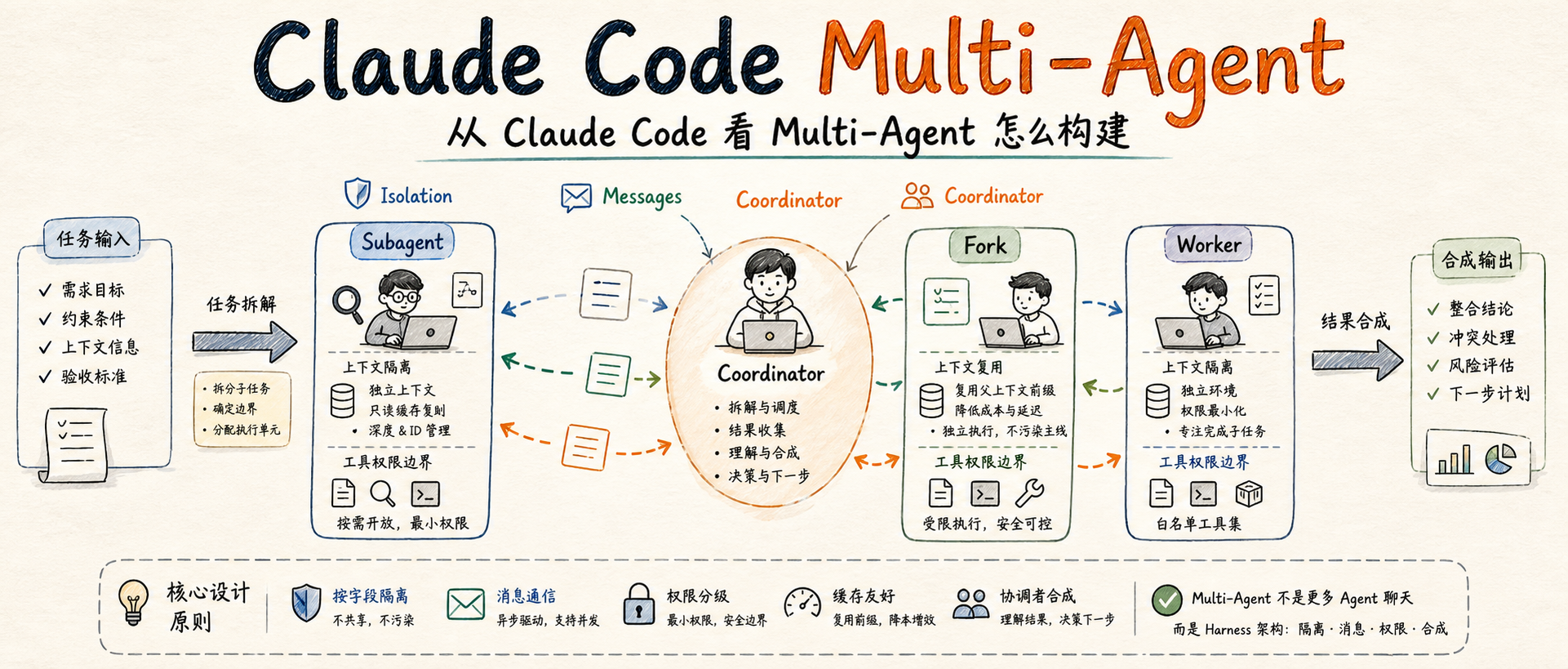 从 Claude Code 看 Multi-Agent 怎么构建