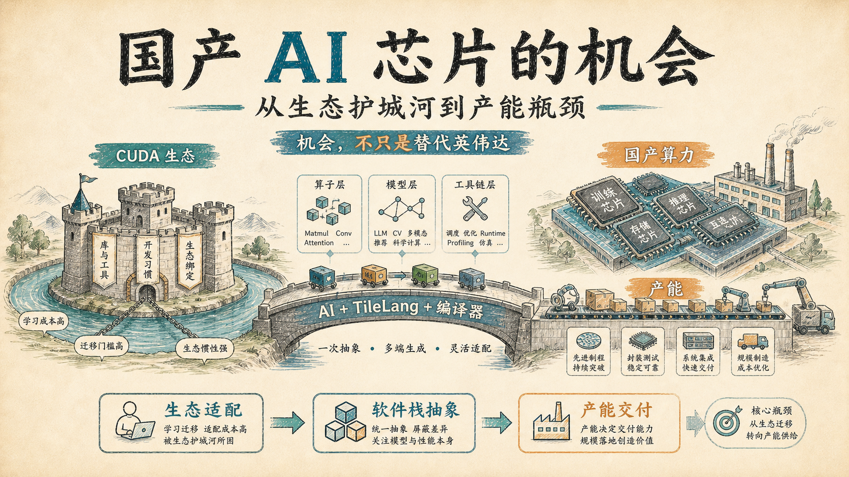 国产 AI 芯片的机会，不只是“替代英伟达”