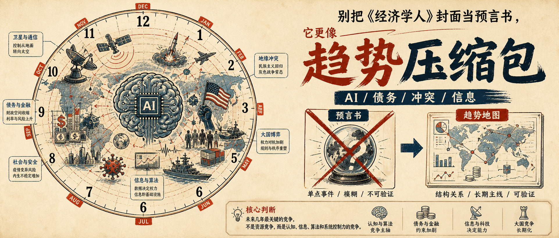 别把《经济学人》封面当预言书，它更像趋势压缩包