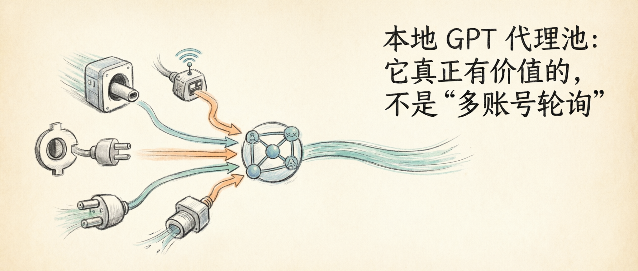 本地 GPT 代理池：它真正有价值的，不是“多账号轮询”